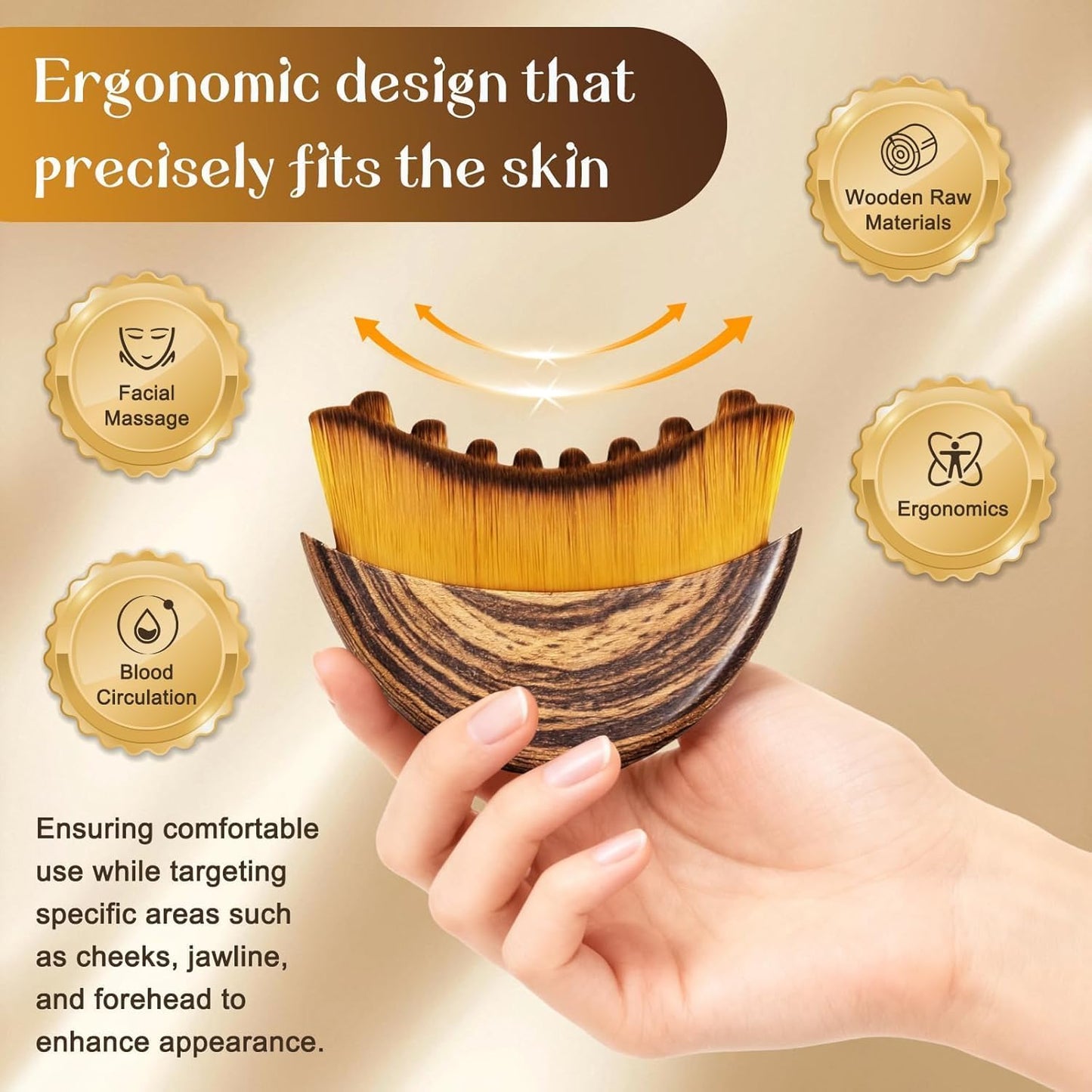 Lymphatic Contour Face Brush(Free Travel Case)
