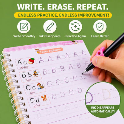 4 Magic Practice Copybook — Watch Your Child Write Beautifully in 21 Days